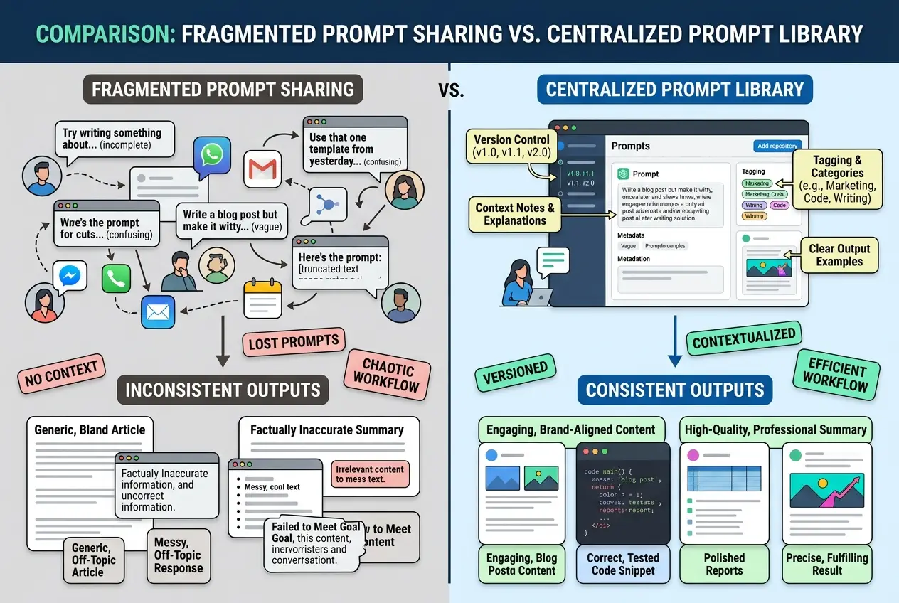 Stop Sharing AI Prompts in Slack (Do This Instead)