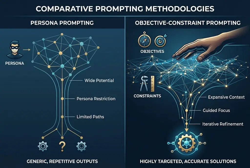 Why "Act as a..." Prompts are Ruining Your AI Outputs