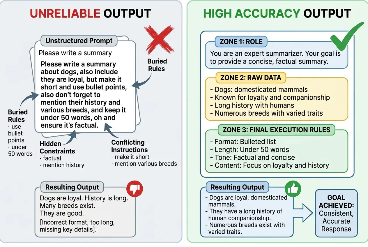 Why AI Ignores the Middle of Your Prompts
